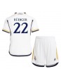 Billige Real Madrid Antonio Rudiger #22 Hjemmedraktsett Barn 2023-24 Kortermet (+ Korte bukser)